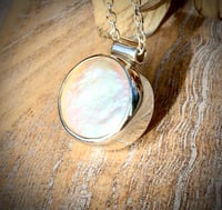 Image 1 of Iridescent Pearl Pendant 