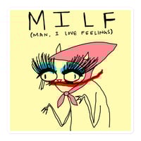 Image 1 of Bubble-free stickers MILF