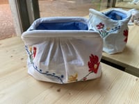 Image 3 of Pochette Gyoza fiore punto croce