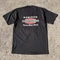 Image 2 of NWOT DAYTONA BIKE WEEK 1986 T shirt ROBISON HARLEY DAVIDSON