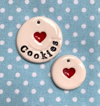 Image 3 of Ceramic Cookies tag