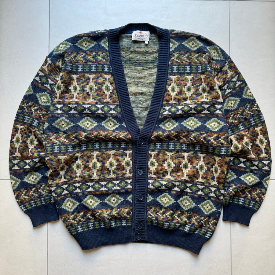Image of 1990s Example By Missoni Cardigan, Size XL