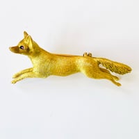 Image 2 of VICTORIAN FOX BROOCH