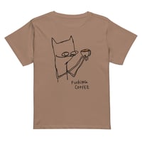 Image 9 of f coffee Women’s high-waisted t-shirt 