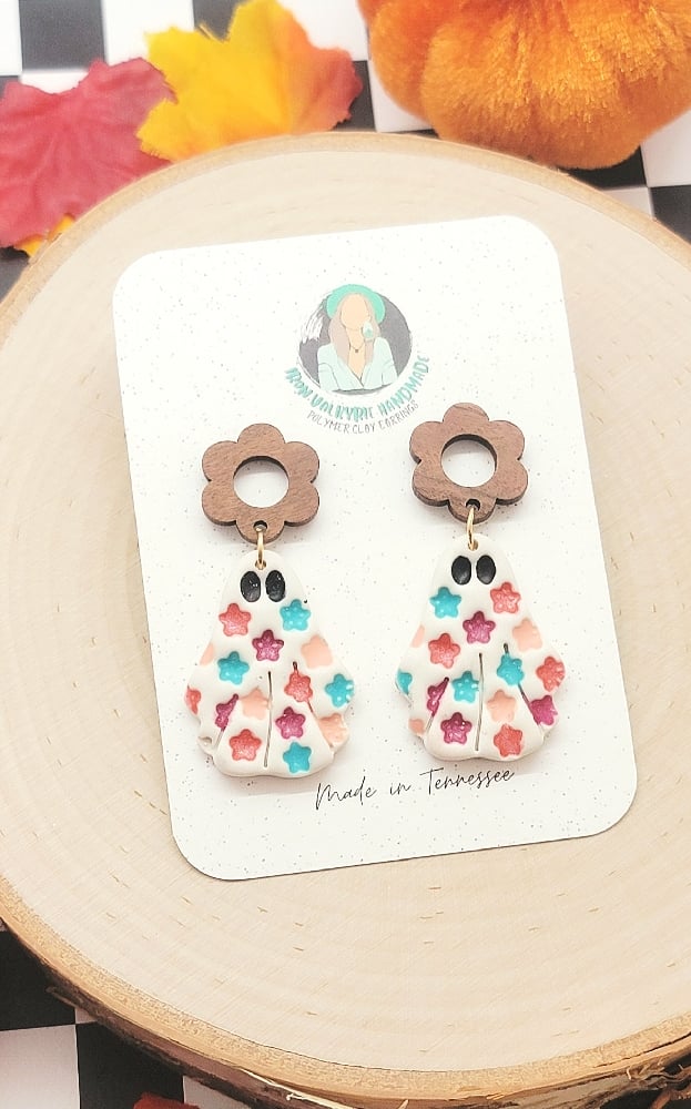 Image of Groovy Ghost Dangles