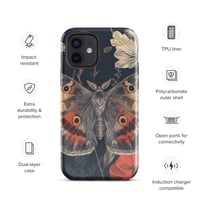 Image 10 of Grunge Goth Style Cottagecore Moth Tough Case for iPhone®