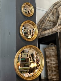 Image 1 of Fine Gold Framed Convex Mirror 