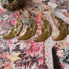 Vintage Gold Moon Necklace/Earrings