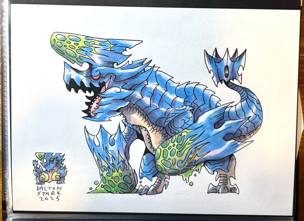 美品 monster hunter illustrations Monster Hunter Original Artworks Pt 4 | Dalton Doodles Online Shop
