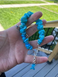 Image 2 of Blue Shell bracelet