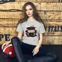 Image 4 of Officially Licensed Little Stranger Trigger warning front and back T-shirt 