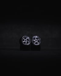 Image 2 of TURBO TWISTS - Forged Alloy 1/64 Wheels + Ultra-Thin Tires