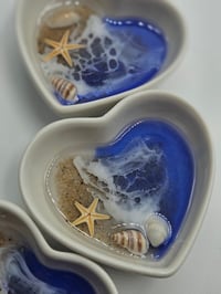 Image 1 of ceramic heart ring dish