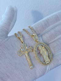 Image 1 of Gold plated Figaro Men’s Necklace’s