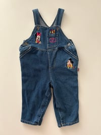Image 1 of baby mickey and Minnie overalls