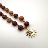 Image 1 of Soapstone Boho Sun Car Charm