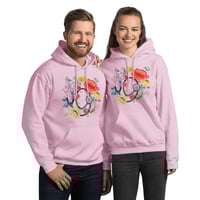 Image 2 of Blooming Stethoscope Unisex Hoodie