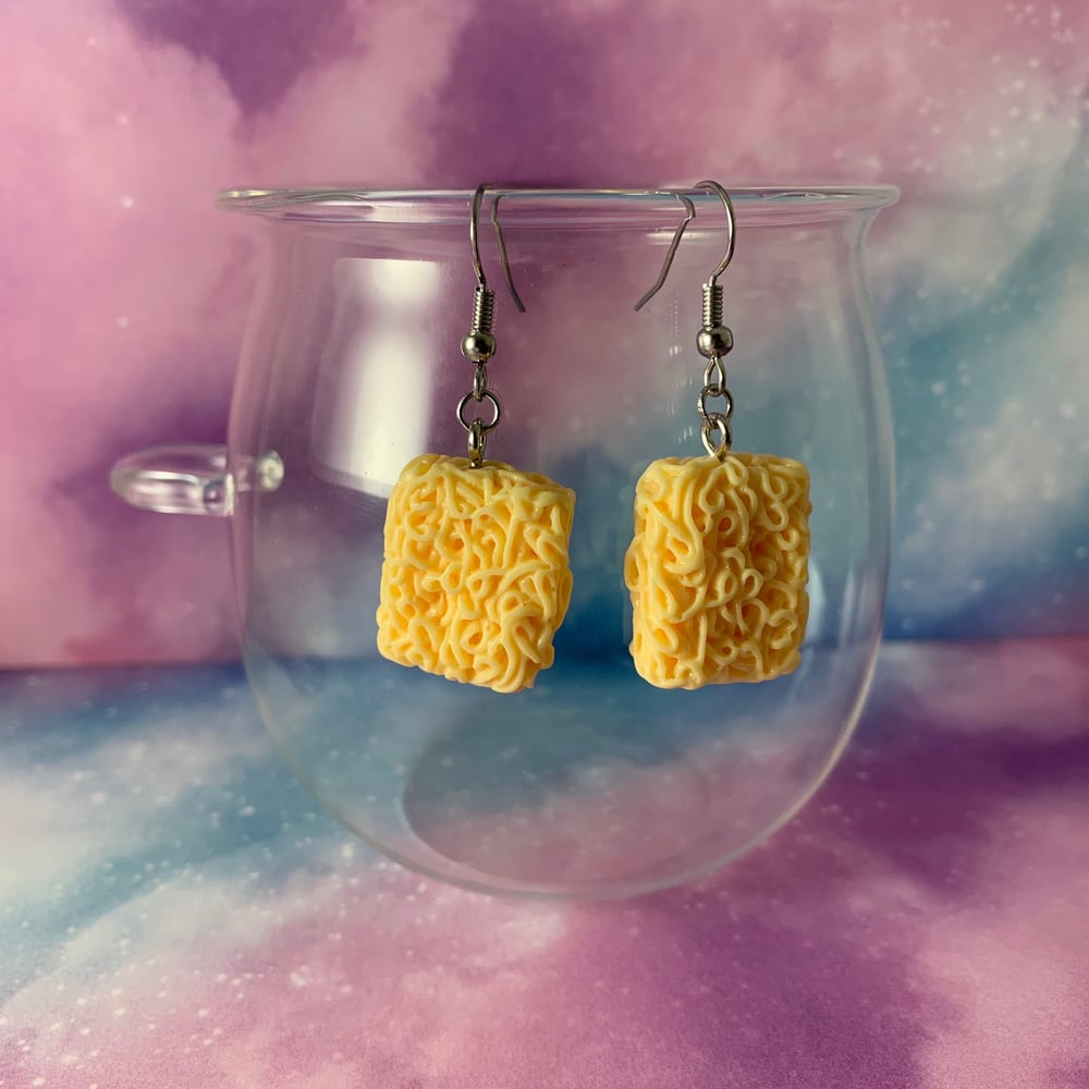 Image of Ramen Noodle Earrings