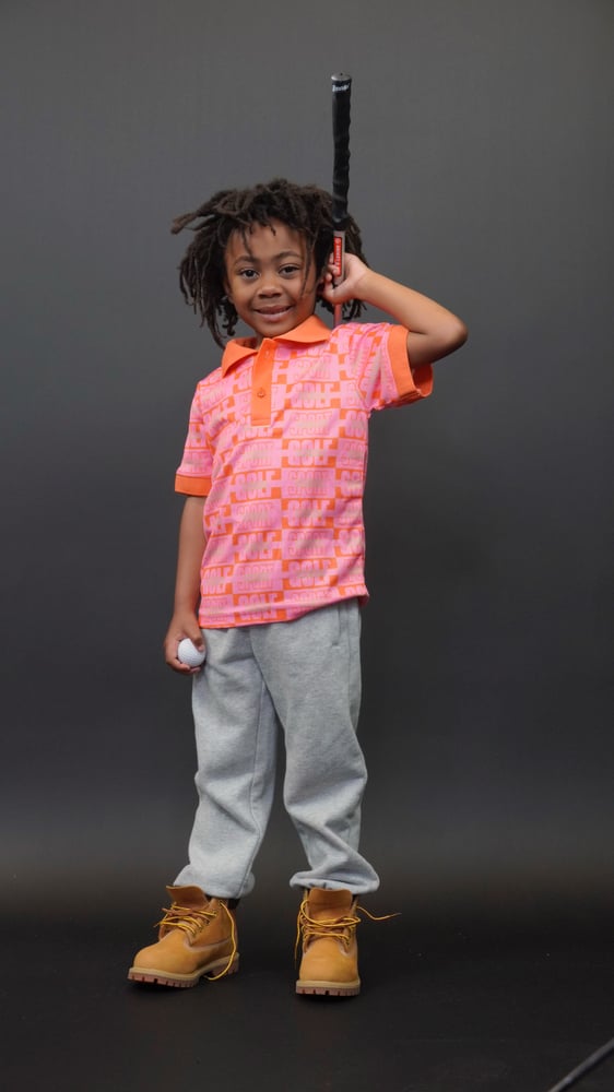 Image of UNIFORM GOLF KIDS ORANGE 