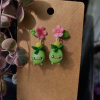 Image 2 of Smoliv Pokemon Earrings