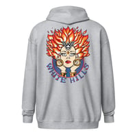 Image 4 of Heads On Fire Zip Hoodie