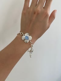 Image 4 of blue petals bracelet