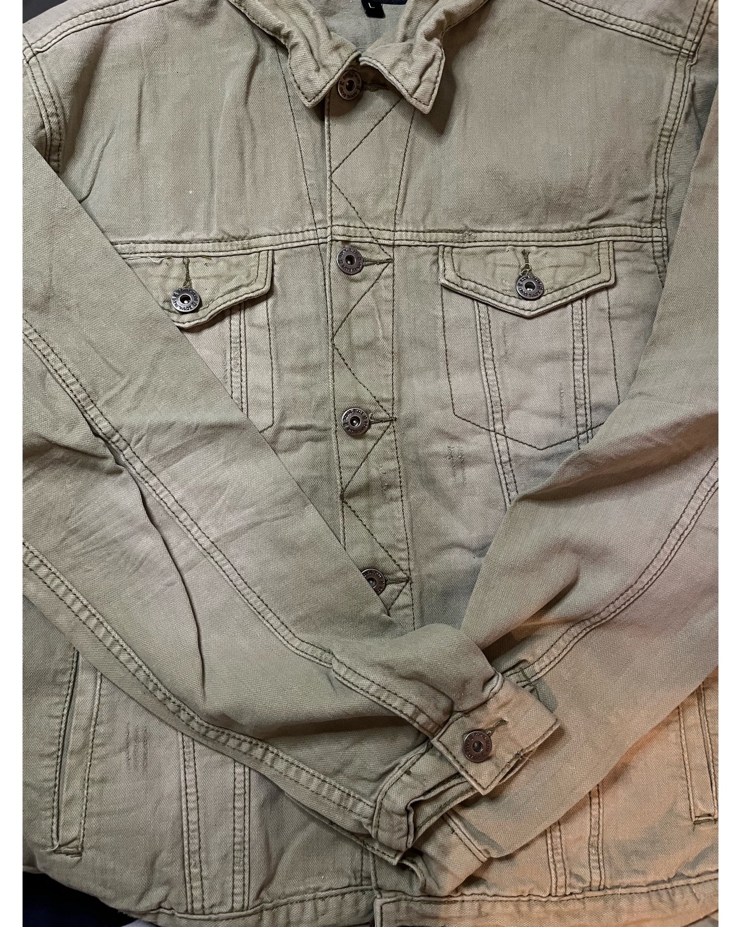 Image of Prayer Partners Denim Jacket - Big Logo