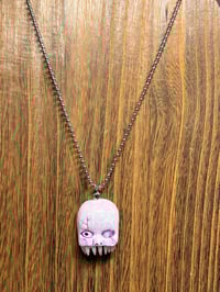 Image 2 of Creepy Head Necklace 