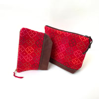 Image 2 of Welsh Tapestry Red Pouch Set