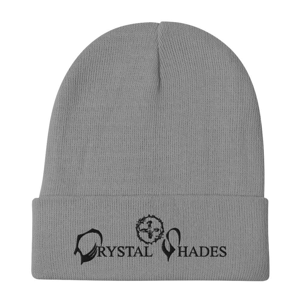 Image of Crystal Shades Embroidered Beanie 
