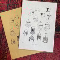 Image 1 of SKULL PROTECTORS A4 PRINT