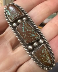 Image 2 of Mine-#8 3 stone long ring 