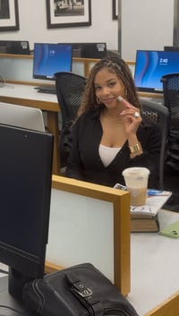 Image 2 of Chunky Knit Sweater Brown Blingaliscious Gloss!