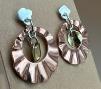 Image 1 of Mixed metal art deco studs 