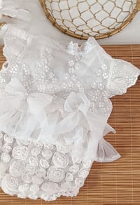 Image 2 of Newborn bodysuit for photoshoot | Marie | white