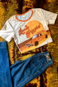 Road Trippin' Crop  size S ready to ship