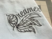 Image 1 of Dreamer Embroidered T-shirt / Custom Colors