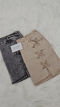 Image 1 of Kaylee Denim Skirt 