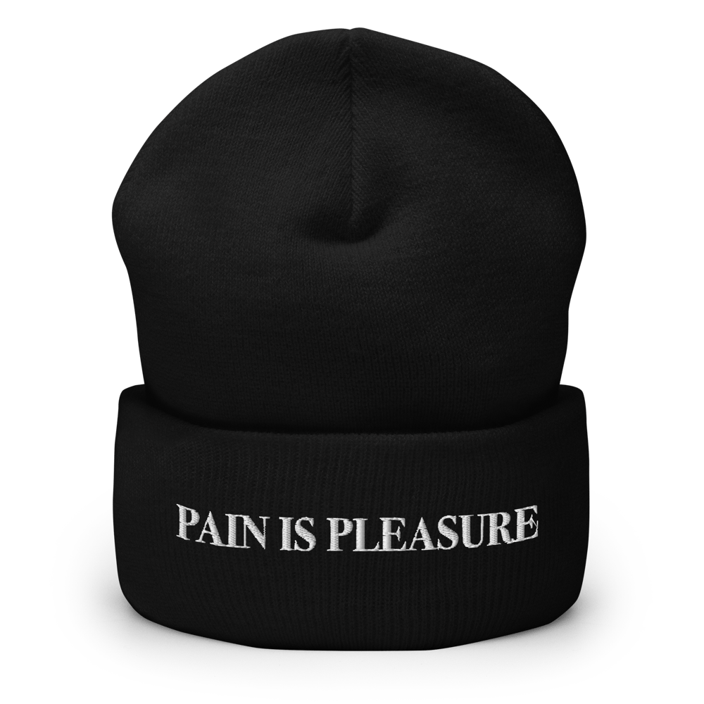 Image of PAIN IS PLEASURE BEANIE