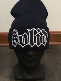 Image 2 of Knit cuffed beanie