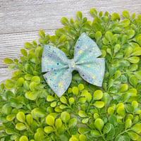 Glitter Flouncy | 3.5" | Mint Blue