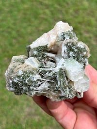 Image 9 of Green Apophyllite, Scolecite & Stilbite Specimen | India #3040