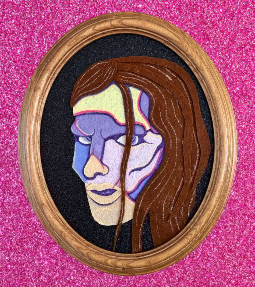 Image of “Frankenstein” Felt Art Piece