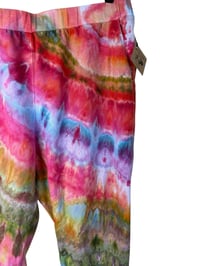 Image 5 of ♻️ UPCYCLED 2X PLUS Linen Pants in Euphoria Ice Dye