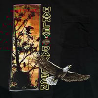 Image 3 of VINTAGE HARLEY DAVIDSON POCKET T “CHUCK’S HD”