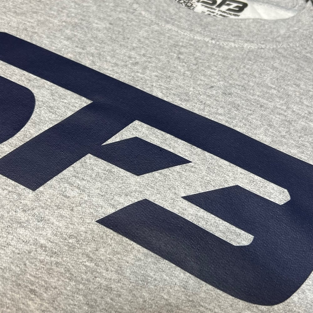 Navy On Grey SF3 Hoodie/Crewneck