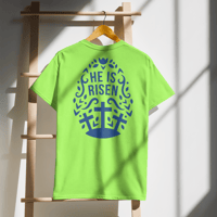 Image 5 of DryBlend® T-Shirt (Jesus) he has risen