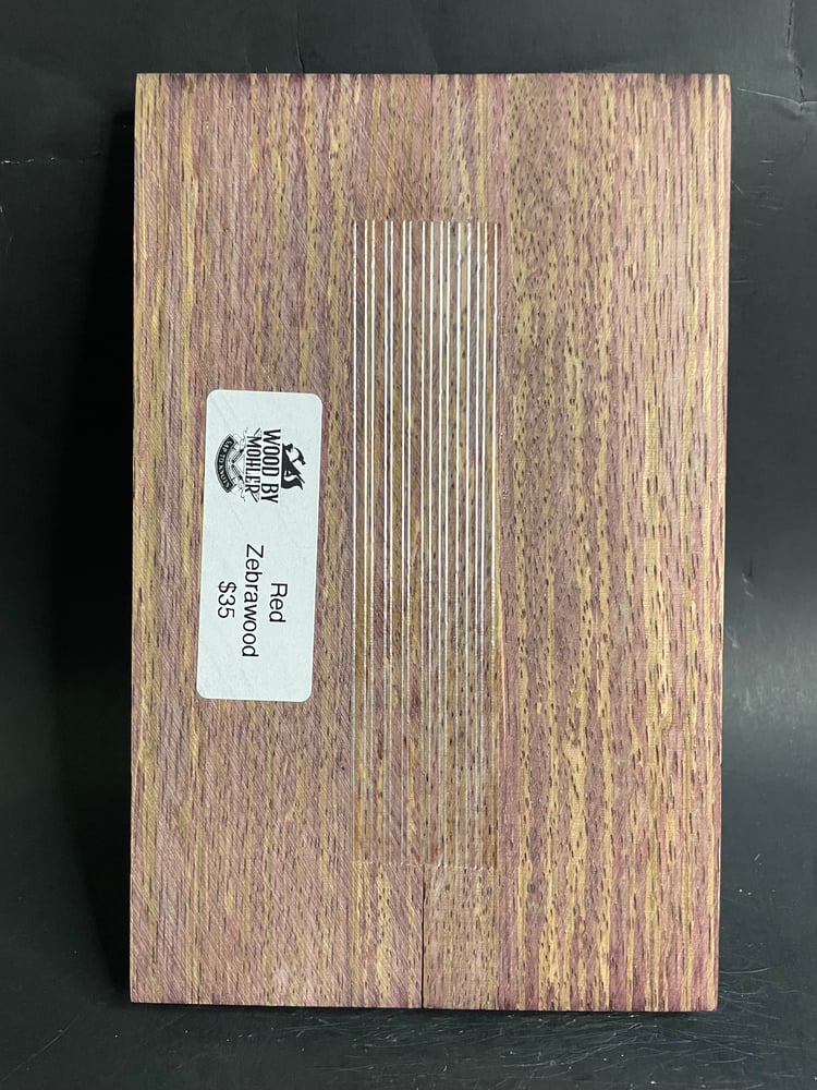 Image of Zebrawood Knife Scales ZW-04