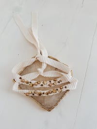 Image 4 of beaded star headband - amber