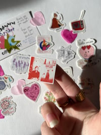 Image 2 of red - taylor's details- taylor swift mini sticker 